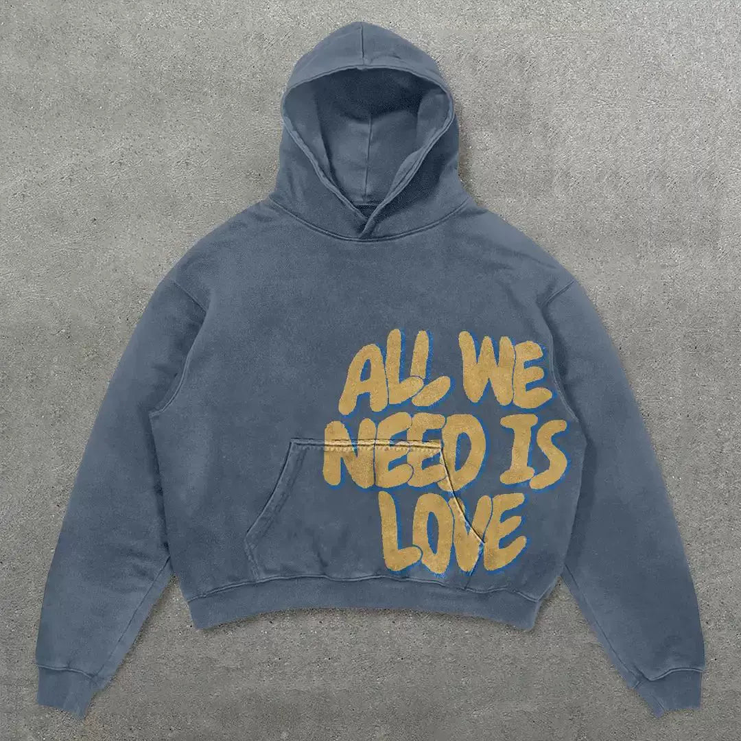 Women's Loose Hoodie Long Sleeve Zip Jacket Sweatshirt