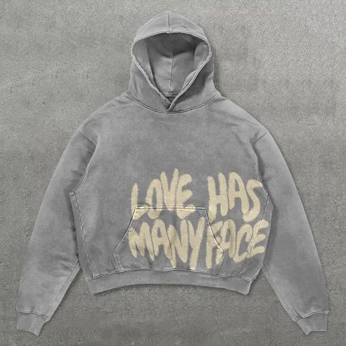 Women's Loose Hoodie Long Sleeve Zip Jacket Sweatshirt