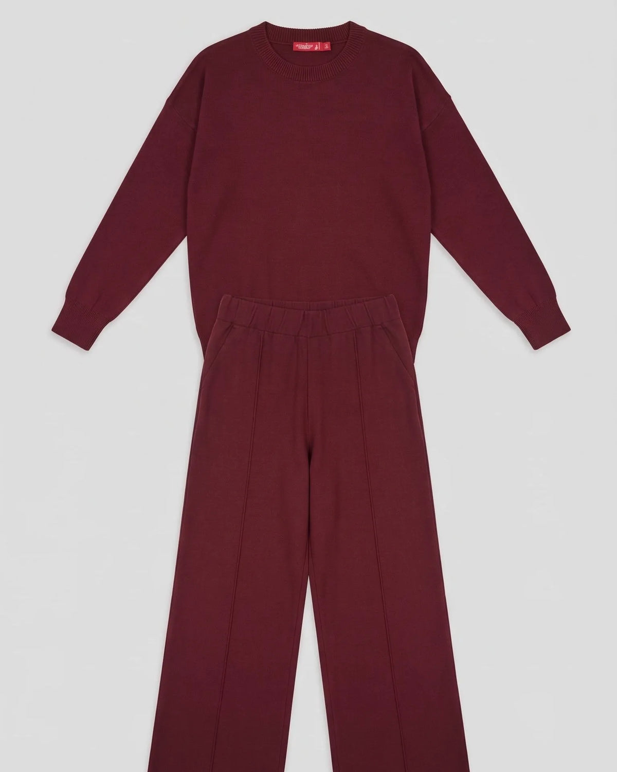 Women's Modest Knit Tricot Pullover Set