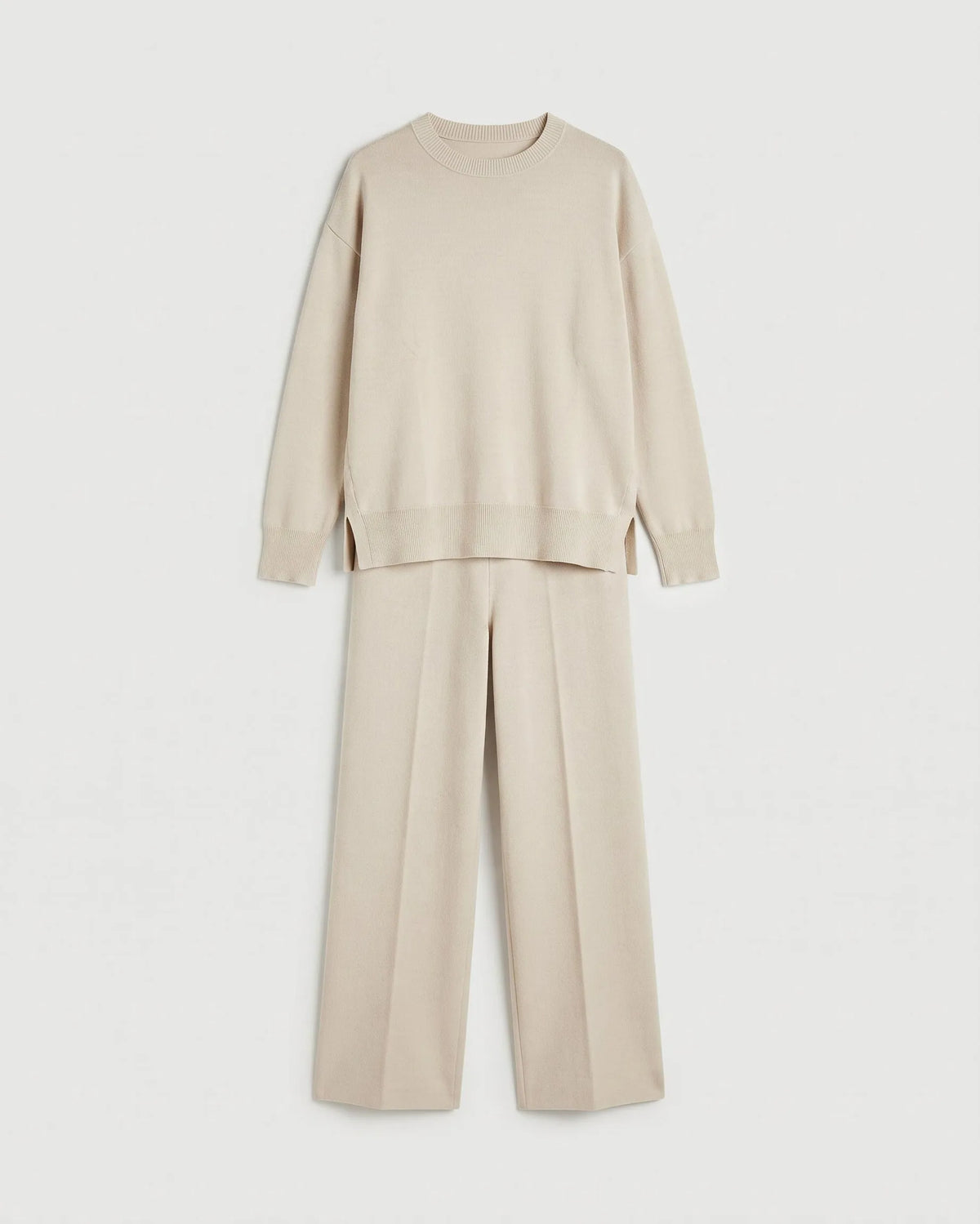Women's Modest Knit Tricot Pullover Set