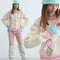 Pink and Green Argyle