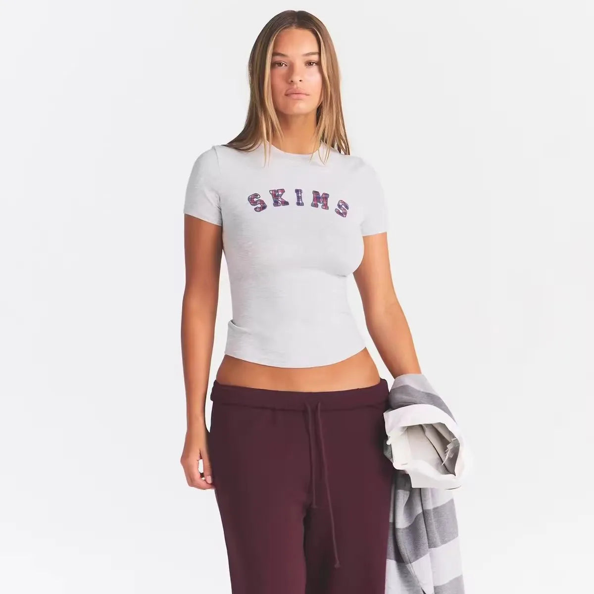 Women's Slim Fit Crewneck Short Sleeve T-Shirt