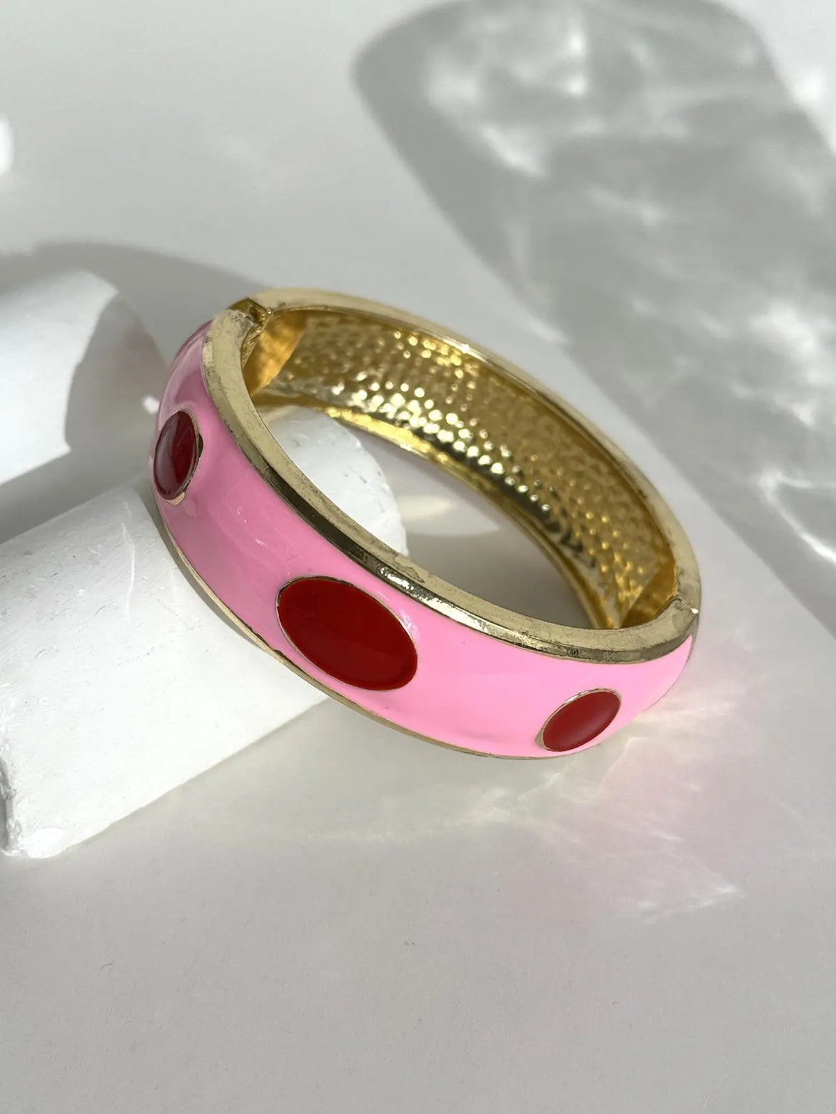 Women's Vintage Enamel Geometric Alloy Cuff Bracelet