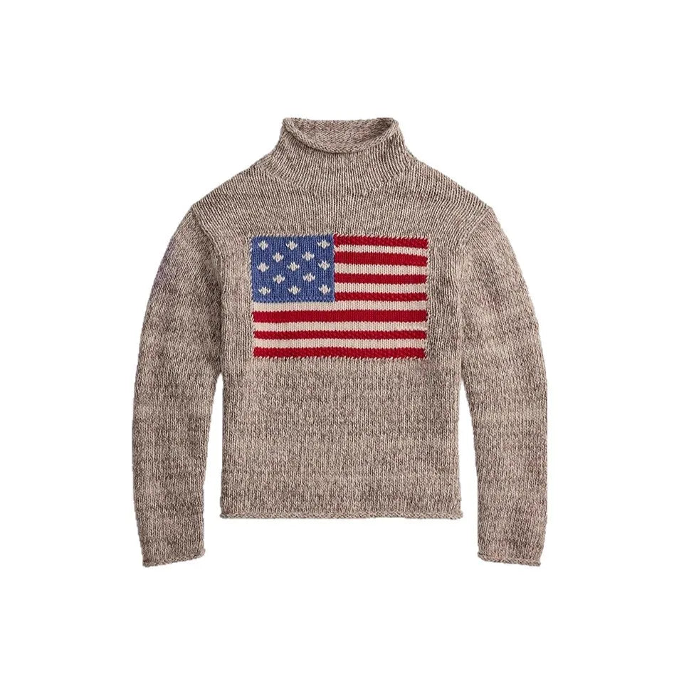 Women's Vintage Loose Pullover Sweater | Crewneck Knitted Top